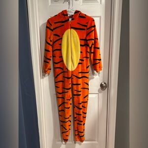 Orange and Yellow Striped Kids One Piece